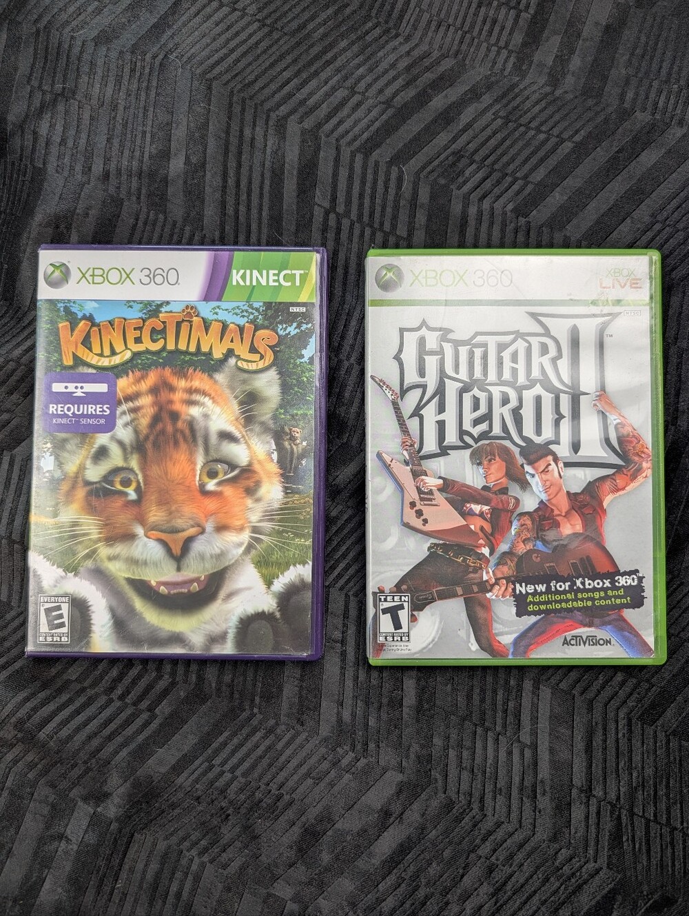 Microsoft Xbox 360 Game Bundle - Purple & Green